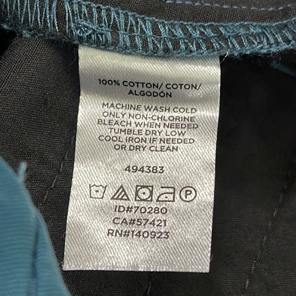 Loft 6” Teal Cotton Shorts Size 6 - Picture 8 of 10